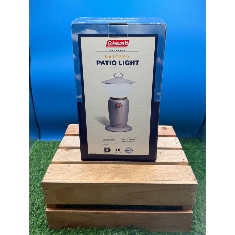 Coleman BackHome Battery Operated Patio Light Lantern - Model 5330-710 with Box